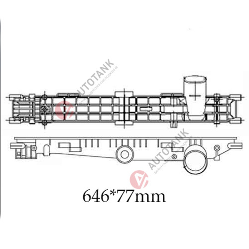 БАЧОК РАДІАТОРА DAF CF SERIES (2000-2025)