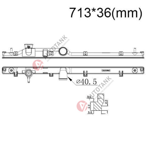 Бачок радiатора Subaru Baja, Forester, Impreza, Legacy, Outback, Xv