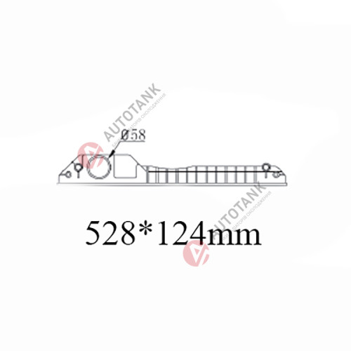 БАЧОК РАДІАТОРА JCB 527-58, JCB 531-70, JCB 533-105, JCB 535-125, JCB 535-140, JCB 535-95, JCB 536-60, JCB 540-140, JCB 540-170, JCB 540-200, JCB 541-70, JCB 550-140, JCB 550-80, JCB 560-80