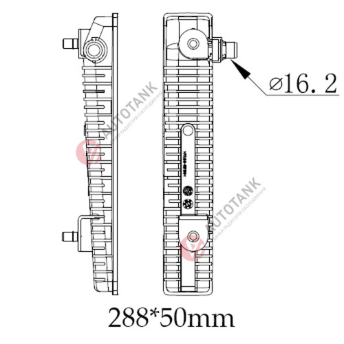 БАЧОК РАДІАТОРА BMW M2 G87 (2023-2025), BMW M3 G80/G81 (2021-2025), BMW M4 G82/G83 (2020-2025)
